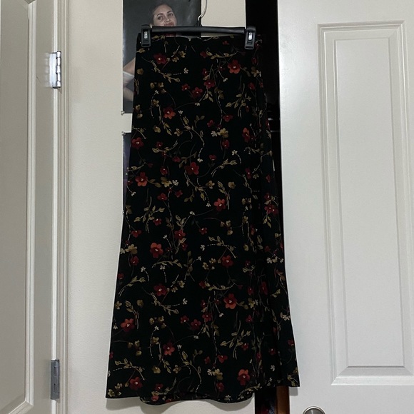 Vintage floral midi skirt - Picture 1 of 3